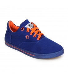 Cefiro Men Casual Shoes Fun04 Royal Blue Orange CCS0017